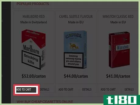Image titled Buy Cigarettes Online Quickly Step 3