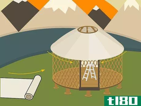 Image titled Build a Yurt Step 26
