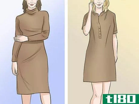 Image titled Style a Khaki Dress Step 1