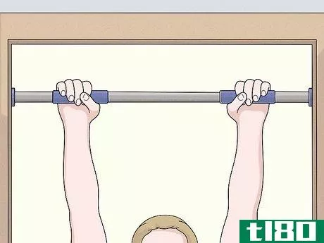 Image titled Stretch Your Lower Back with a Pull Up Bar Step 2