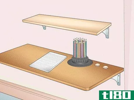 Image titled Build an Affordable Floating Desk Step 17