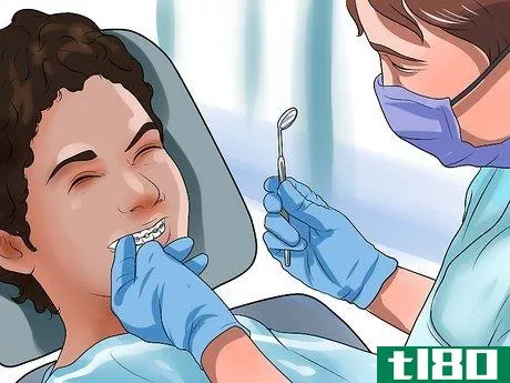 Image titled Clean Teeth With Braces Step 12
