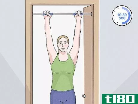 Image titled Stretch Your Lower Back with a Pull Up Bar Step 4