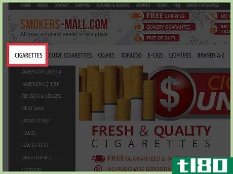 Image titled Buy Cigarettes Online Quickly Step 2
