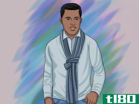 Image titled Tie a Scarf Around the Neck Step 10