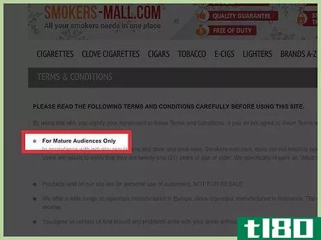 Image titled Buy Cigarettes Online Quickly Step 9