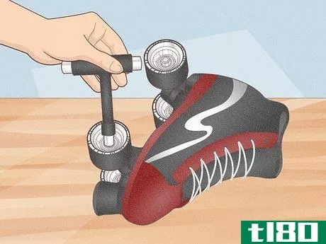Image titled Tighten Roller Skate Wheels for Beginners Step 2