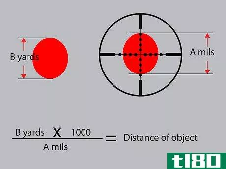 Image titled Calculate Distances With a Mil Dot Rifle Scope Step 5