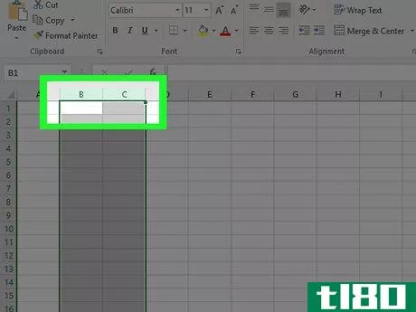 Image titled Collapse Columns in Excel Step 2
