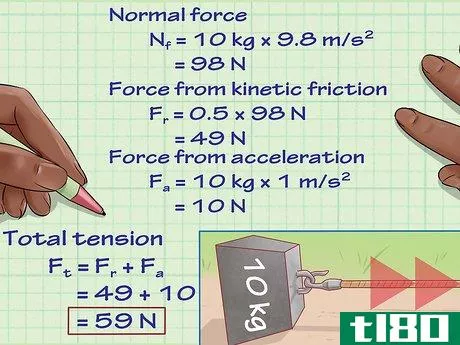 Image titled Calculate Tension in Physics Step 5