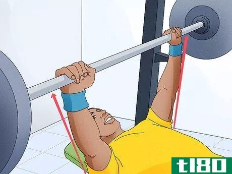 Image titled Keep Your Wrists Straight While Bench Pressing Step 4