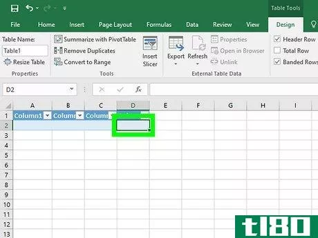 Image titled Add a Total Row in Excel Step 2