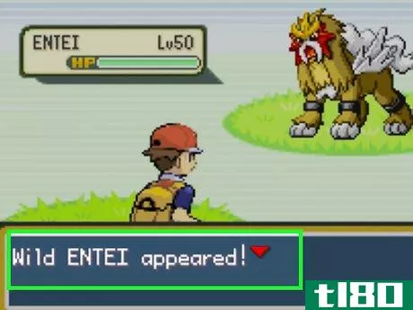 Image titled Catch Entei Without a Master Ball in Pokémon FireRed or LeafGreen Step 1
