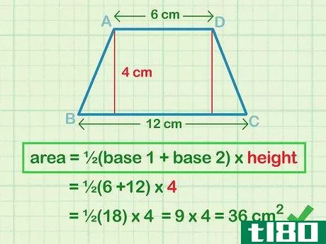 Image titled Calculate the Area of a Trapezoid Step 8
