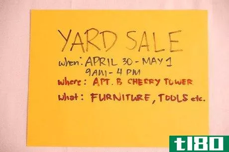 Image titled YardSaleSigns Step 5