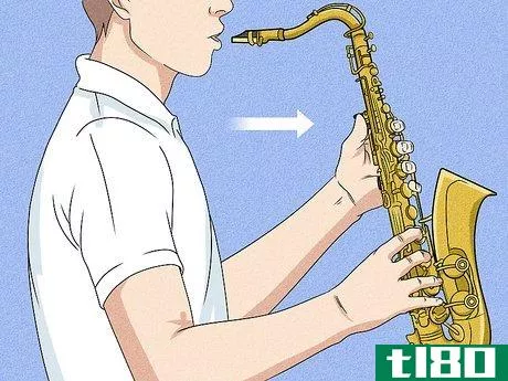 Image titled Change Instruments from Bb Clarinet to Soprano Saxophone Step 4