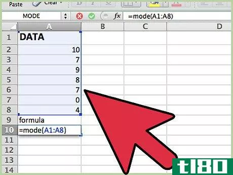 Image titled Calculate Mode Using Excel Step 3