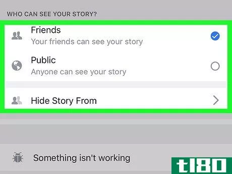 Image titled Change Who Can See Your Facebook Stories on iPhone or iPad Step 5