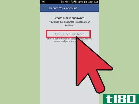 Image titled Change Facebook Password on Android Step 20
