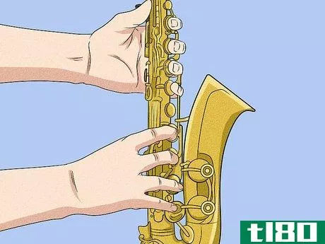 Image titled Change Instruments from Bb Clarinet to Soprano Saxophone Step 3