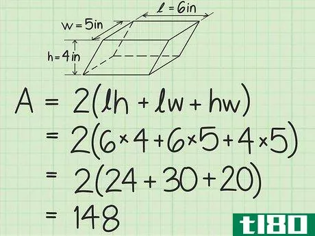 =2(lh+lw+hw)