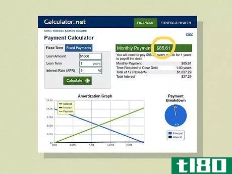Image titled Calculate an Installment Loan Payment Step 15