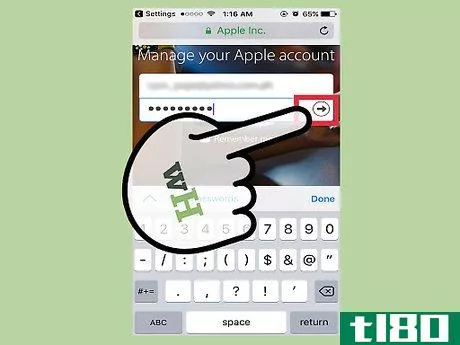 Image titled Change Apple ID Password on iPhone Step 8