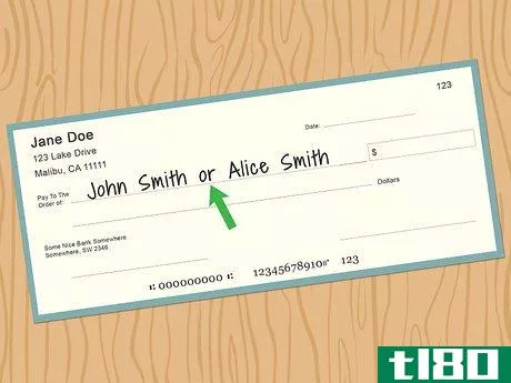 Image titled Cash a Check Made Out to Two People Step 1