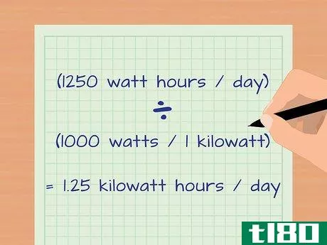 Image titled Calculate Kilowatt Hours Step 3