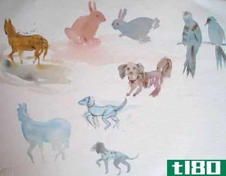 Image titled Animal sketches color