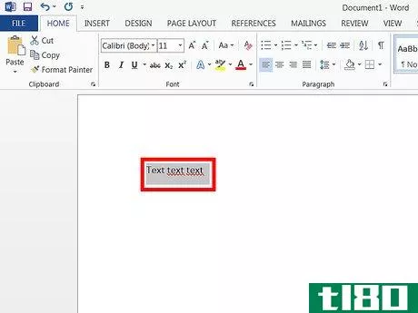 Image titled Change Font Size and Style of Text in MS Office Templates Step 1