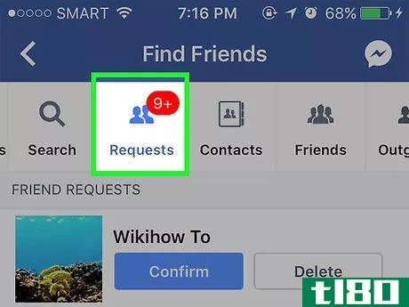 Image titled Cancel a Friend Request on Facebook Step 8