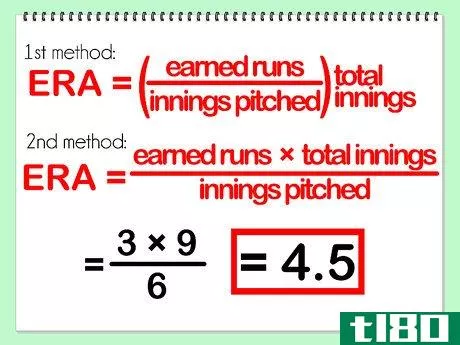 Image titled Calculate ERA (Earned Run Average) Step 8