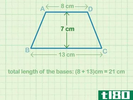 Image titled Calculate the Area of a Trapezoid Step 2