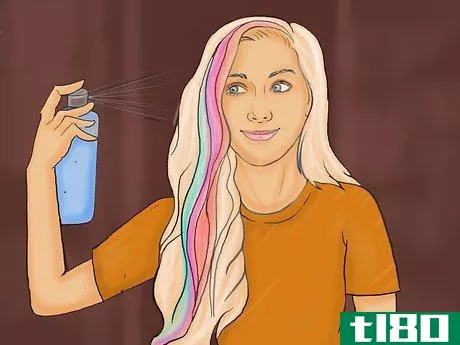 Image titled Dye Your Hair With Washable Markers Step 10