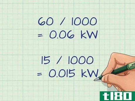 Image titled Calculate Kilowatts Used by Light Bulbs Step 2