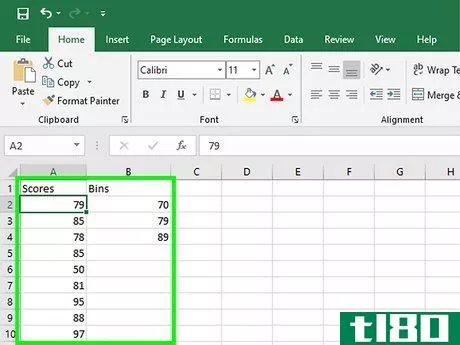 Image titled Calculate Frequency in Excel Step 2