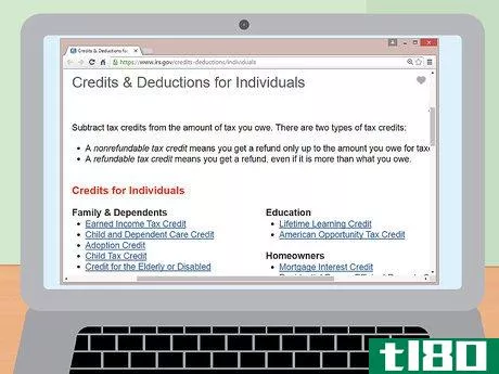 Image titled Calculate Tax Credits Step 4