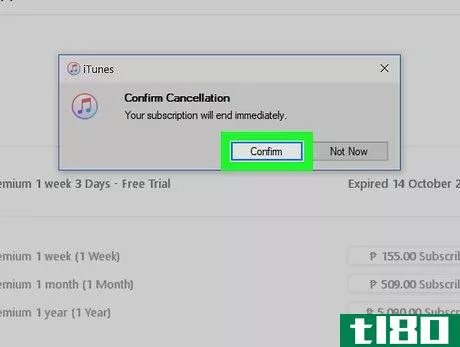 Image titled Cancel an iTunes Subscription on PC or Mac Step 8