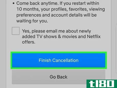 Image titled Cancel Netflix on the App Step 18