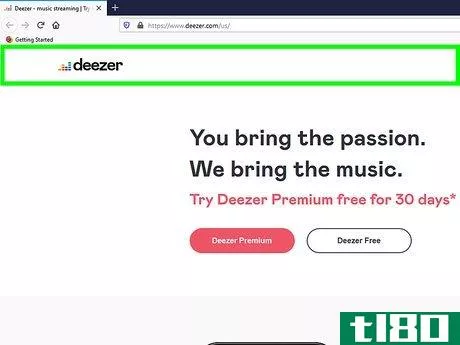 Image titled Cancel Your Deezer Subscription on PC or Mac Step 1