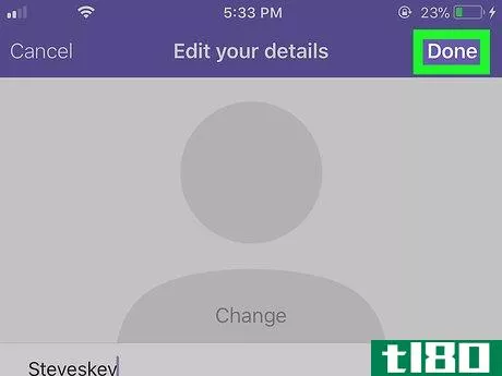 Image titled Change Name on Viber on iPhone or iPad Step 5