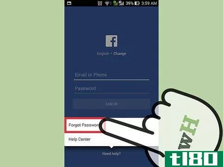 Image titled Change Facebook Password on Android Step 18