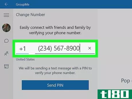 Image titled Change Phone Number on Groupme on PC or Mac Step 6