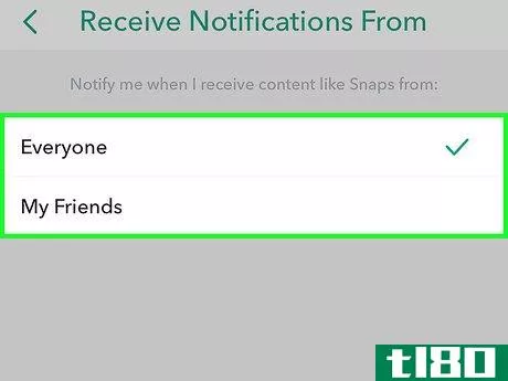 Image titled Change Who You Get Snapchat Notifications from Step 6