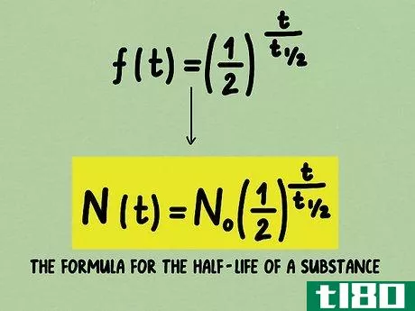 N(t)=N_{{0}}\left({\frac {1}{2}}\right)^{{{\frac {t}{t_{{1/2}}}}}}
