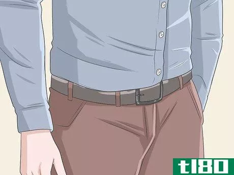 Image titled Keep a Shirt Tucked in Step 3