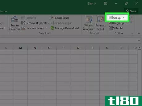 Image titled Collapse Columns in Excel Step 4