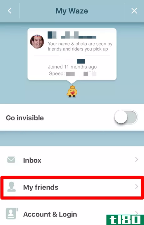 Image titled Contact a Friend on Waze Step 2 and Step 2 Substep 3.png