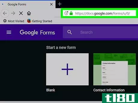 Image titled Create a Google Form on PC or Mac Step 1